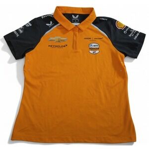 Gastore Indy Car Orange/Black Chevy Racing McLaren hirt Pit Sz XL Extra Large